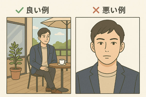 写真の良い例、悪い例